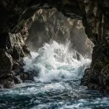 Ocean Waves Crashing in Rocky Cave sound effect artwork