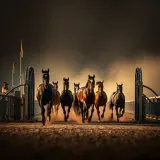 Starting Gate Opens and Horses Gallop Away sound effect artwork