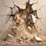 Heavy Wall Crash with Falling Debris sound effect artwork