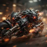 Demonic Sci-Fi Vehicle Whoosh Pass By sound effect artwork