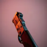 Metallic Rifle Stock Unfolding and Locking sound effect artwork