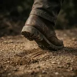 Single Boot Step on Gritty Dirt sound effect artwork