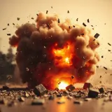 Cinematic Blast With Debris sound effect artwork