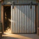 Metallic Sliding Barn Door Closing sound effect artwork
