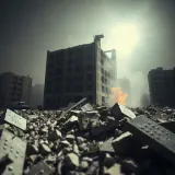 Building Demolition and Rubble sound effect artwork