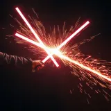 Energy Sword Duel Clashes sound effect artwork