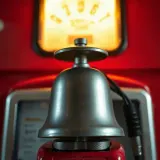 Muted Metallic Gas Pump Bell Rings sound effect artwork
