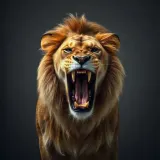 Deep Fierce Lion Roar sound effect artwork