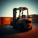 Diesel Forklift Speeding Past sound effect artwork