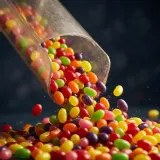 Jelly Beans Pouring Down Candy Chute sound effect artwork