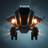 Spaceship Landing Thrusters Powering Down sound effect artwork