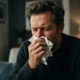 Sick Man Coughing and Blowing Nose sound effect artwork
