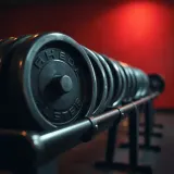 Gym Weight Plates Racked sound effect artwork