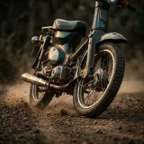 Moped Scooter Pass By on Dirt sound effect artwork