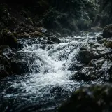 Rushing Rocky River Stream sound effect artwork