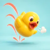 Comical Descending Squeaky Toy Sound sound effect artwork