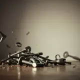 Metallic Tools Clattering on Hard Floor sound effect artwork
