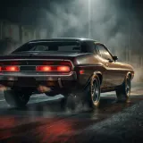 Classic V8 Car Passing and Driving Away sound effect artwork