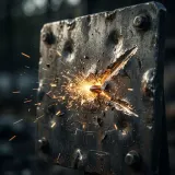 Distant Submachine Gun Bullet Ricochets sound effect artwork