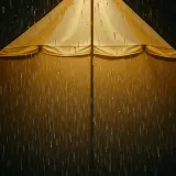 Heavy Rain Pattering on Canvas Tent sound effect artwork