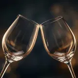 Empty Wine Glass Clinks sound effect artwork