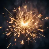 Firework Spark Burst with Fizzing Crackle sound effect artwork