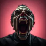 Vampire Fanged Warning Hiss sound effect artwork