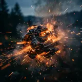 Distant Assault Rifle Burst sound effect artwork