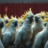 Flock of Cockatoos Screeching and Chattering sound effect artwork
