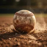 Baseball Grounder Rolling on Dirt sound effect artwork