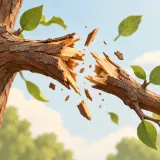 Stylized thumbnail for Wooden Tree Branch Cracking and Breaking