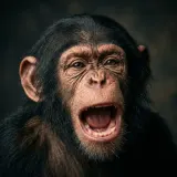 Juvenile Chimpanzee Short Screech sound effect artwork