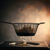 Fryer Basket Lowering Into Oil sound effect artwork