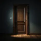 Single Wooden Door Knock sound effect artwork