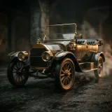 Antique Car Approach and Pass By sound effect artwork