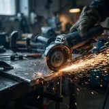 Angle Grinder Cutting Metal sound effect artwork