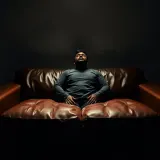 Heavy Leather Couch Sit sound effect artwork