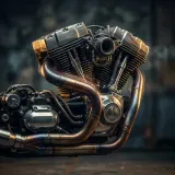 Motorcycle Engine Revs Up and Down sound effect artwork
