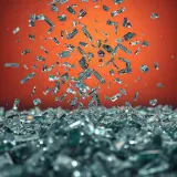 Glass Fragments Shattering on Glass Debris sound effect artwork