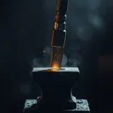 Blacksmith Hammer Anvil Strikes sound effect artwork
