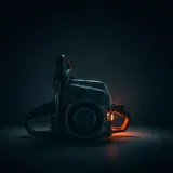 Gas Chainsaw Engine Revving Quickly sound effect artwork