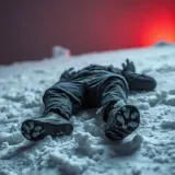 Heavy Body Falls on Crispy Snow sound effect artwork