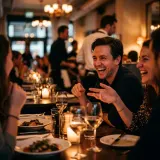 Restaurant Crowd Conversation and Laughter sound effect artwork