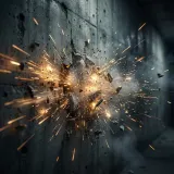 Submachine Gun Gunshots in a Corridor sound effect artwork