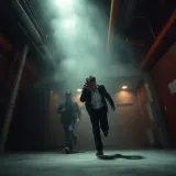 Industrial Alarm and Panicked Escape sound effect artwork
