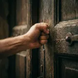 Urgent Pounding Door Knock sound effect artwork