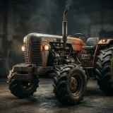 Diesel Tractor Start Drive and Shut Off sound effect artwork