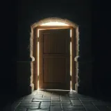 Heavy Door Opening in Stone Hall sound effect artwork