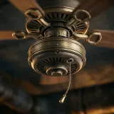 Ceiling Fan Motor Hum with Switch Clicks sound effect artwork