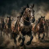 Cavalry Charge of Galloping Horses sound effect artwork